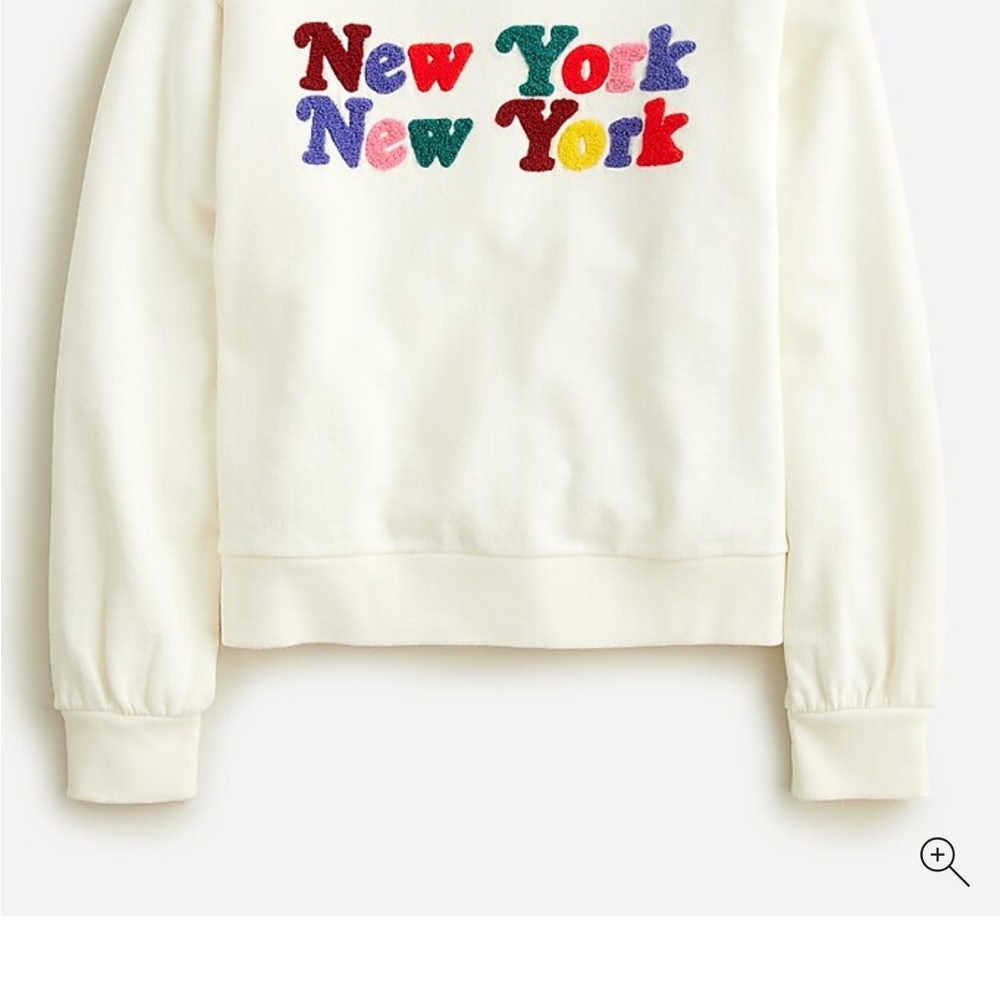 NWOT Crewcuts Girls' New York crewneck sweatshirt